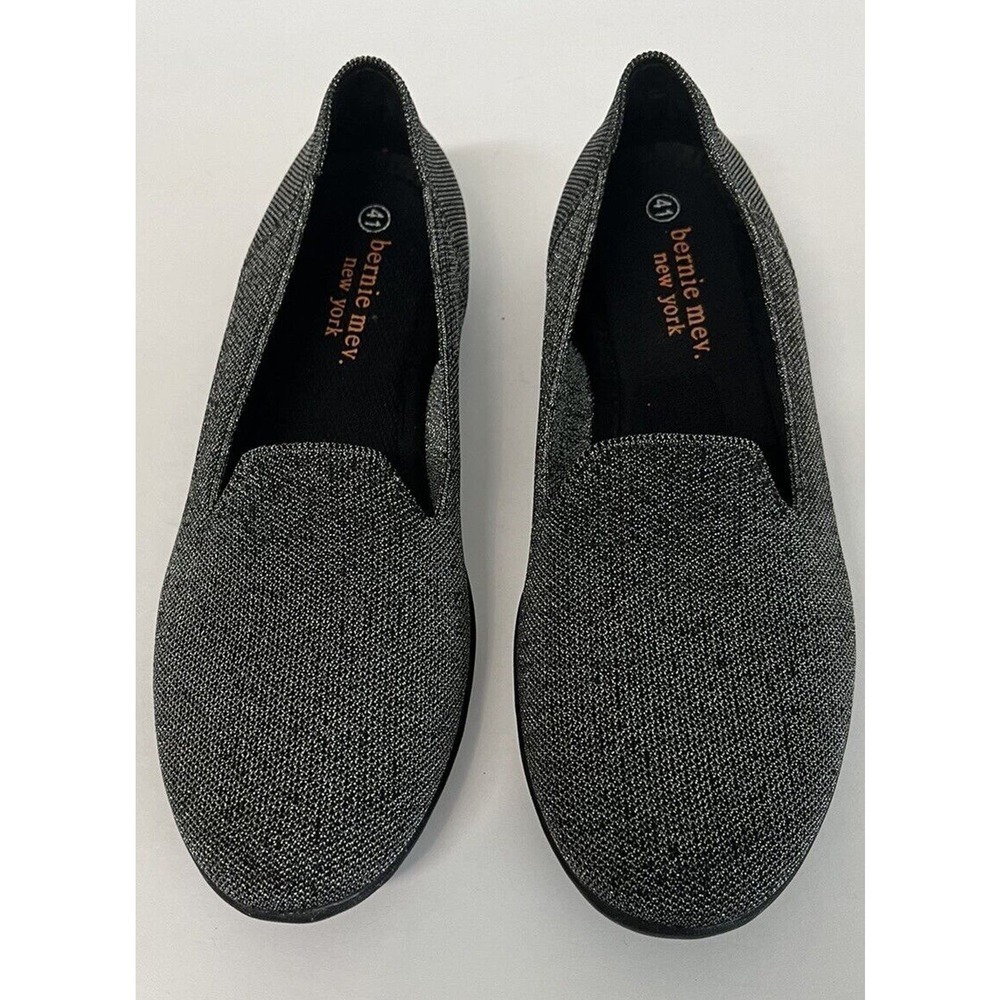 Bernie Mev Petra Slip on Loafer Stretchy Flats PEWTER Size 41/10-10.5 US new - Picture 9 of 14